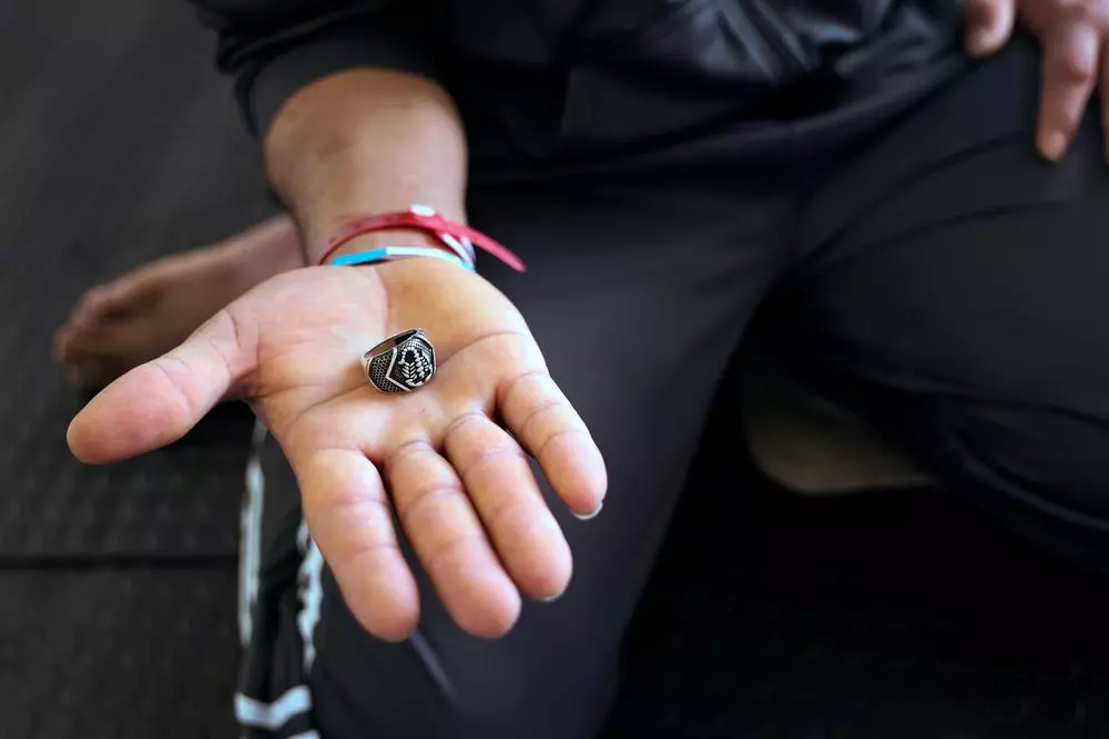 A scorpion ring