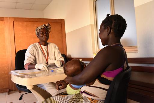 A patient in clinic