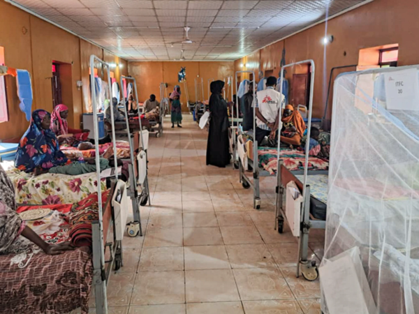 MSF Hospital has been providing crucial medical assistance, power, and water supplies