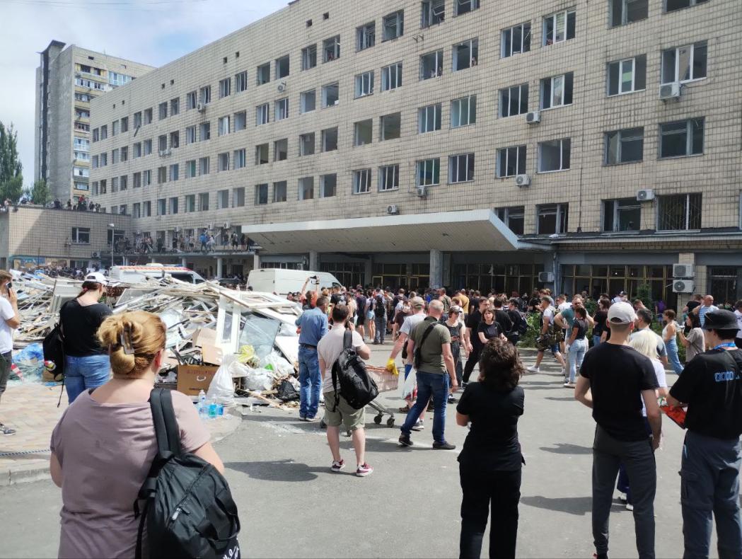 Attack on Okhmatdyt Children's Hospital in Kyiv, Ukraine, 8 July 2024  