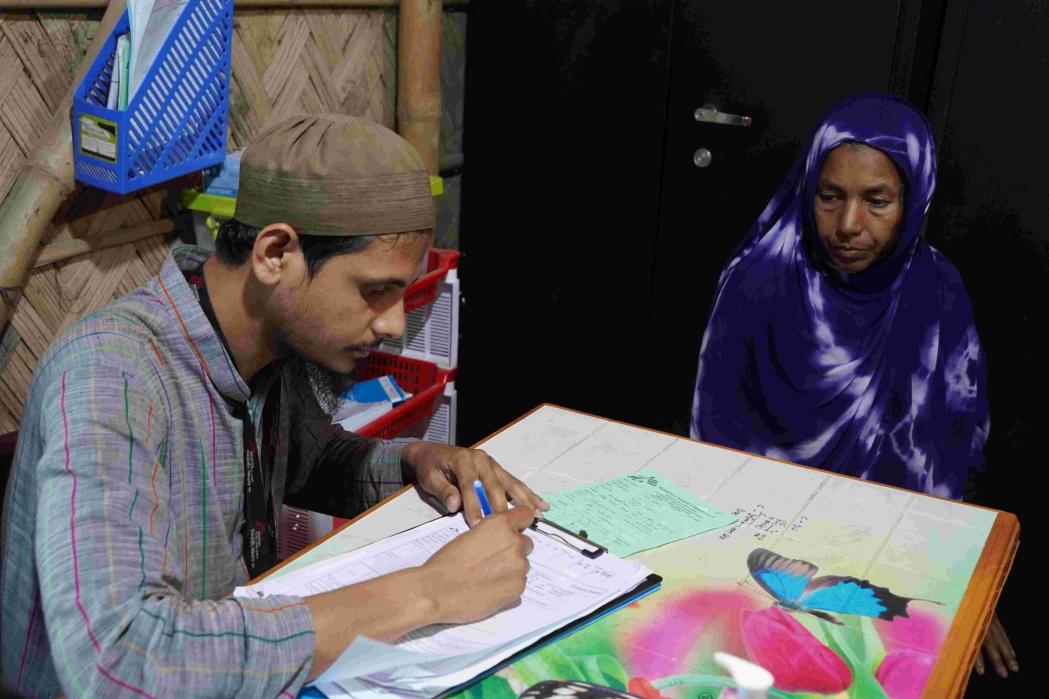 Sura Khatun, a 55-year-old Rohingya refugee living in Camp 3, Cox's Bazar, Bangladesh, is one of countless individuals grappling with the silent epidemic of hepatitis C.