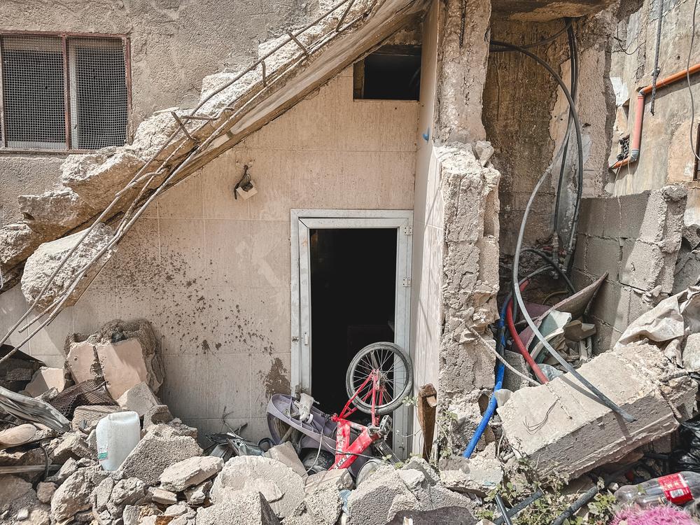 A house in Jenin camp damaged multiple times by Israeli forces during their violent military incursions