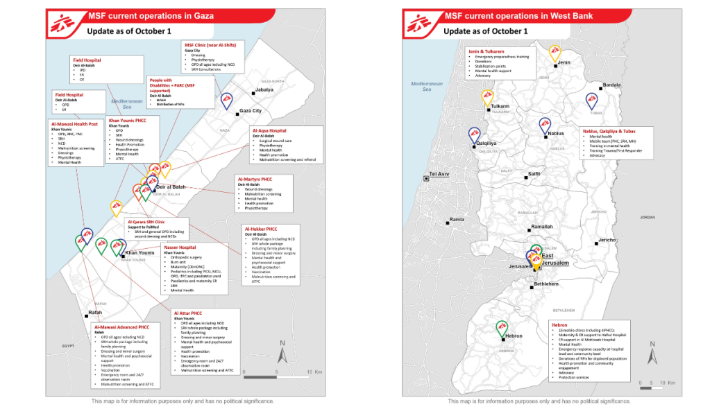 Gaza map