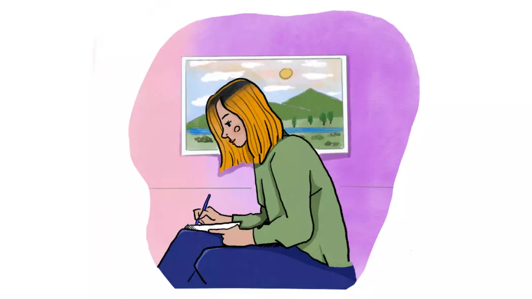 illustration of journaling 