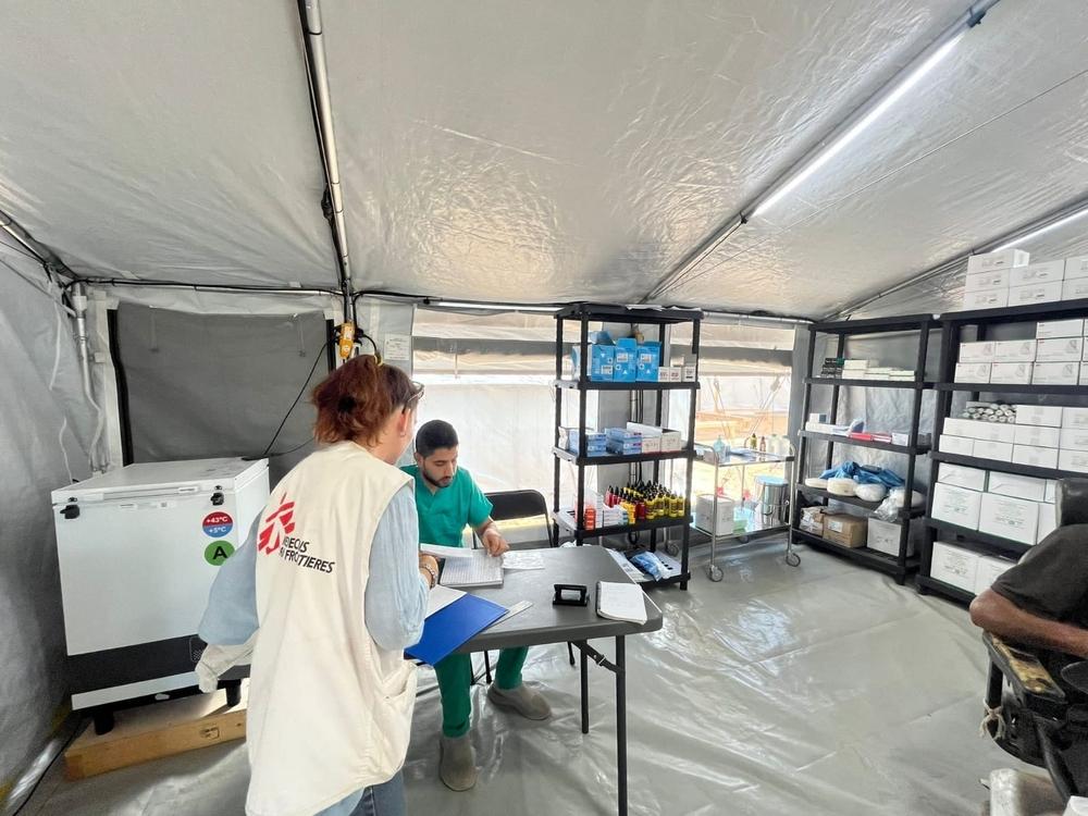  Opening of second field hospital in Deir Al Balah, Central Gaza