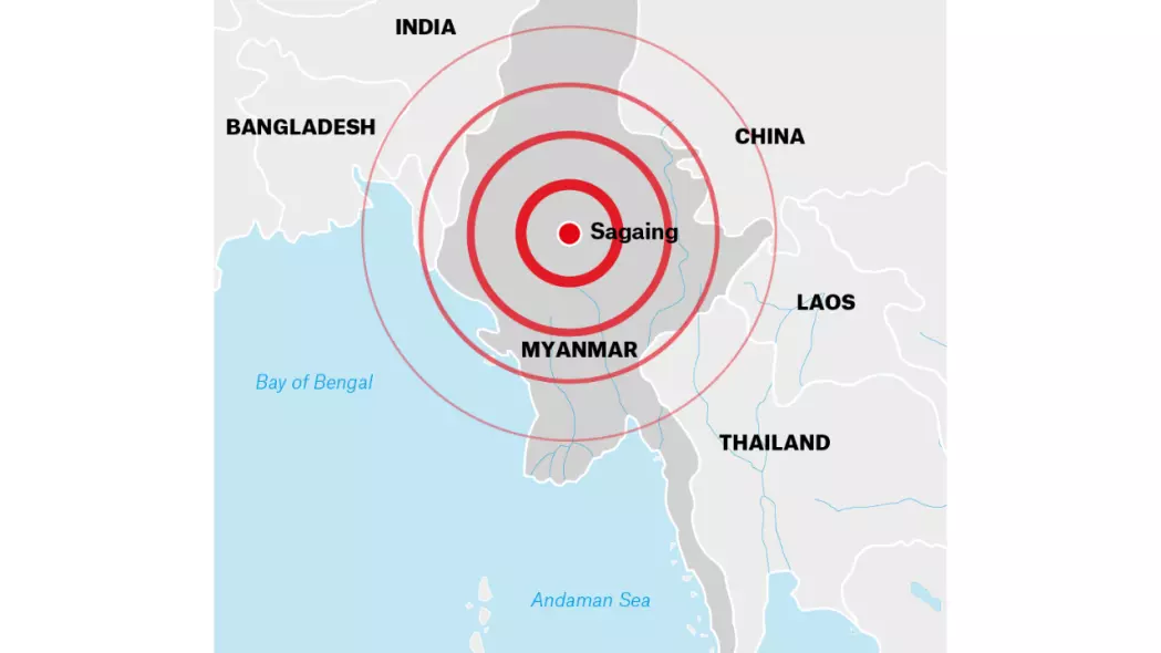 myanmar earthquake epicenter