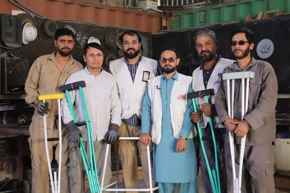 MSF logistics team in Afghanistan