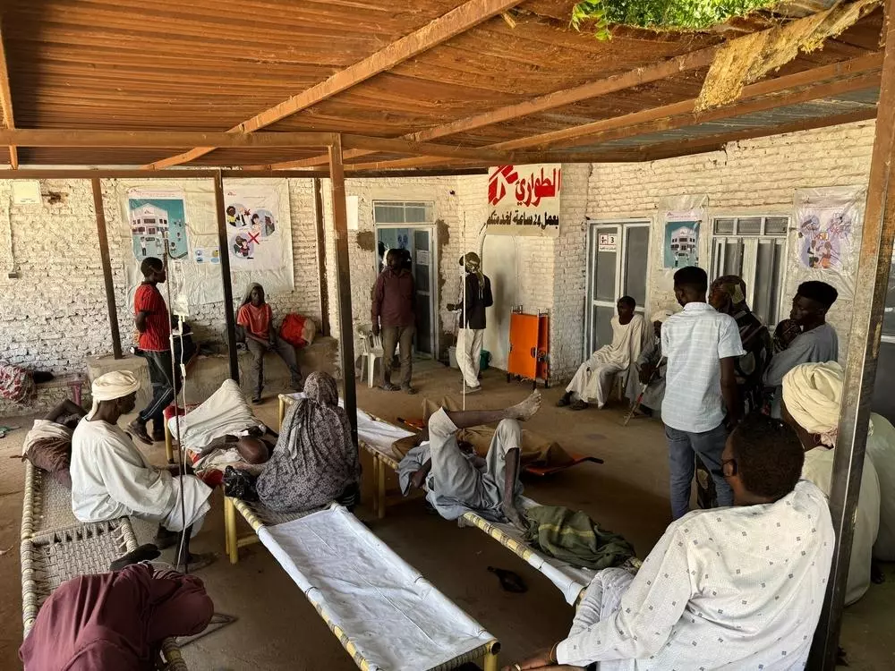 People waiting in hospital