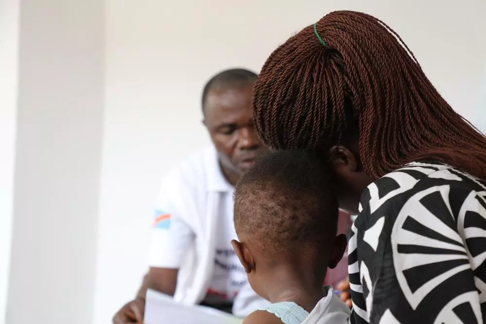 mother and child in hospital