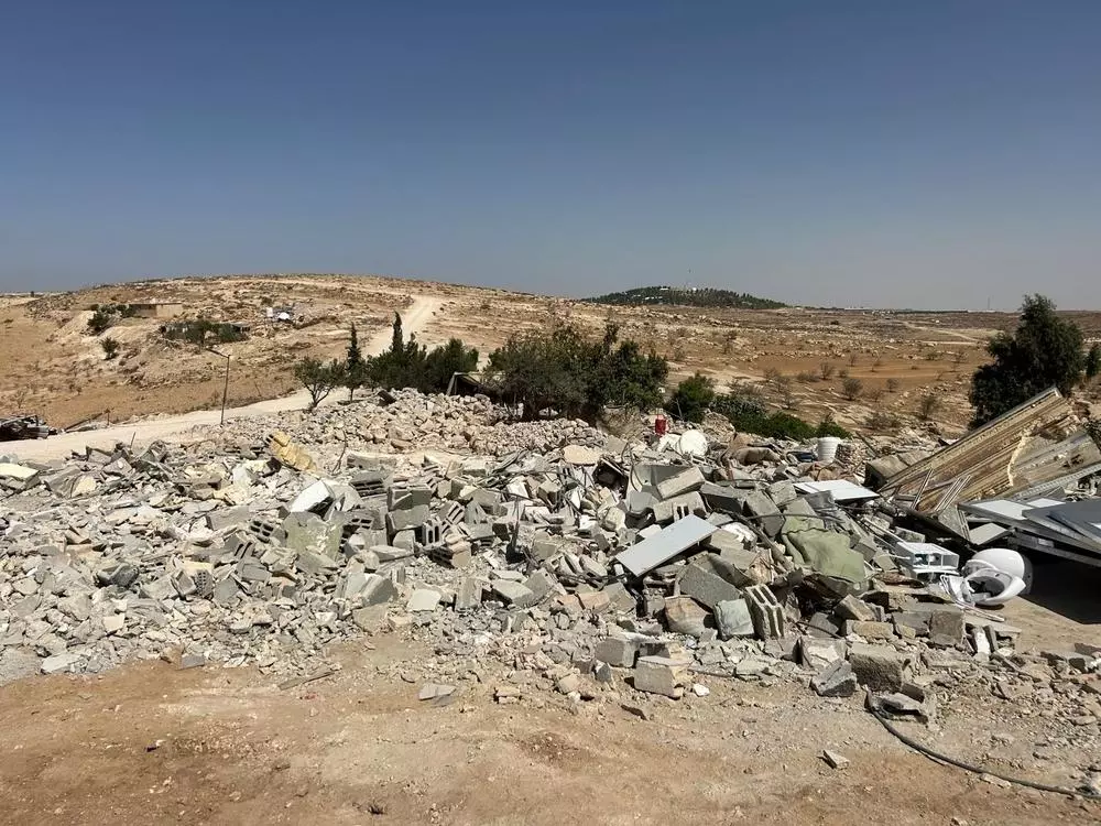 Demolished houses