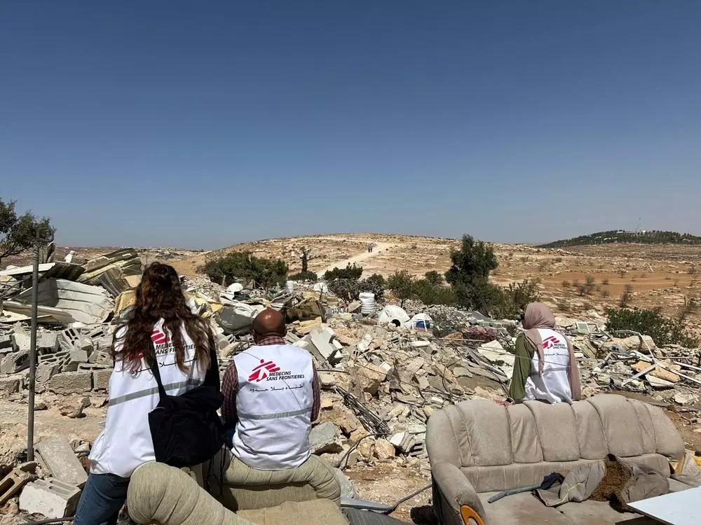 MSF team assessing situation in Hebron