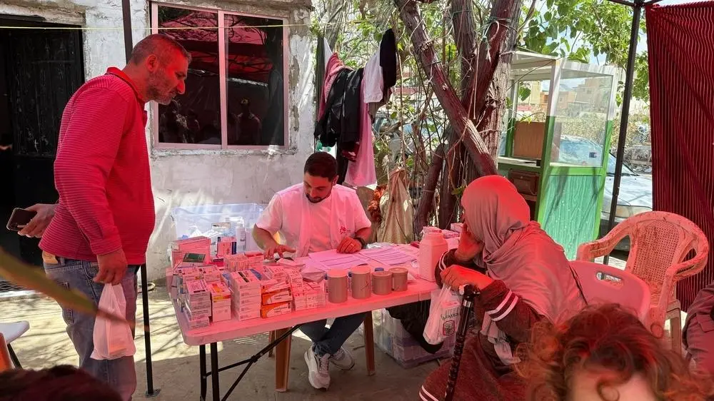 MSF staff in operations
