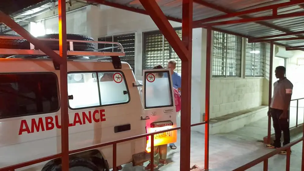 Ambulance in Haiti