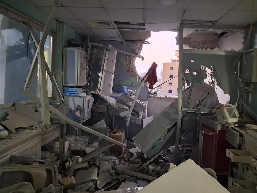 Inside hospital in Sour after attack