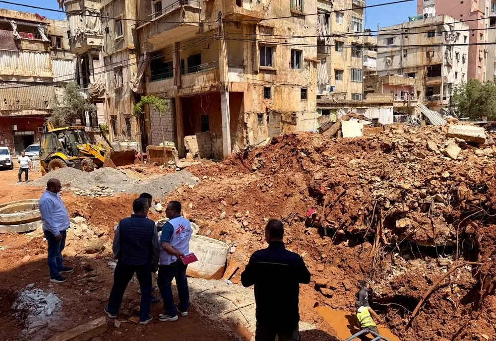 MSF collaborating with municipal workers