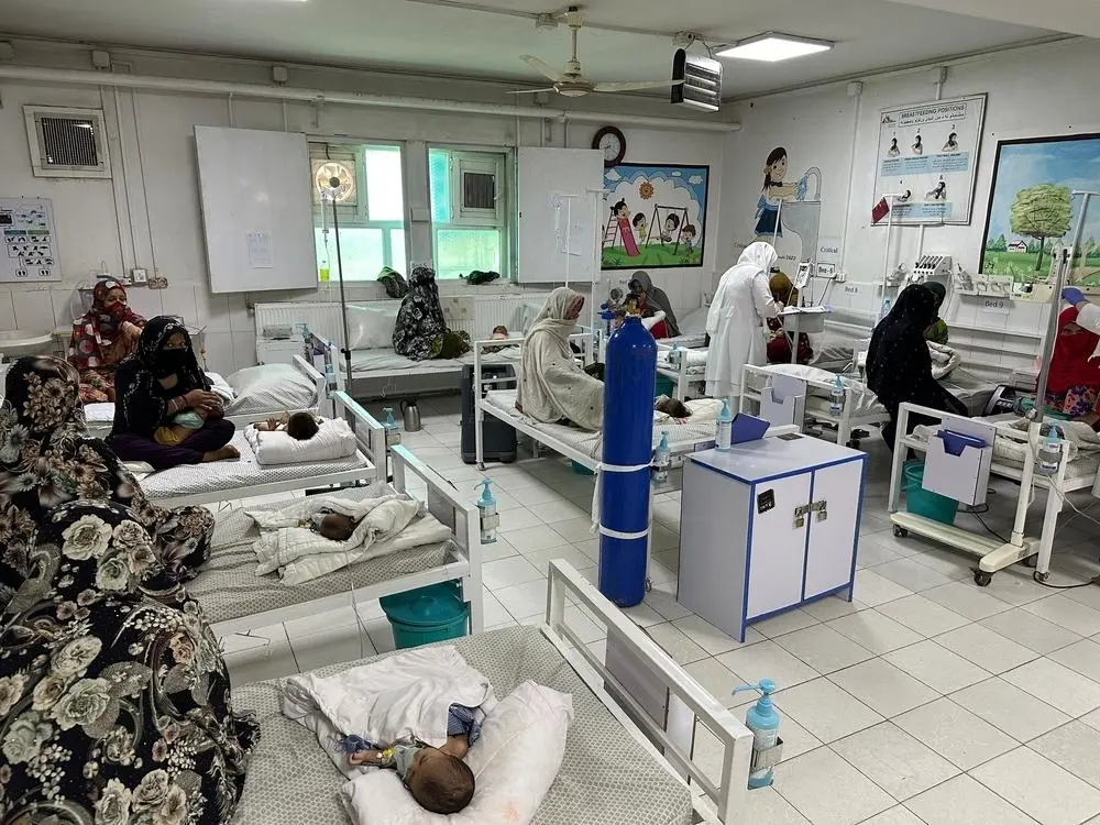 Patients in inpatient therapeutic feeding centre