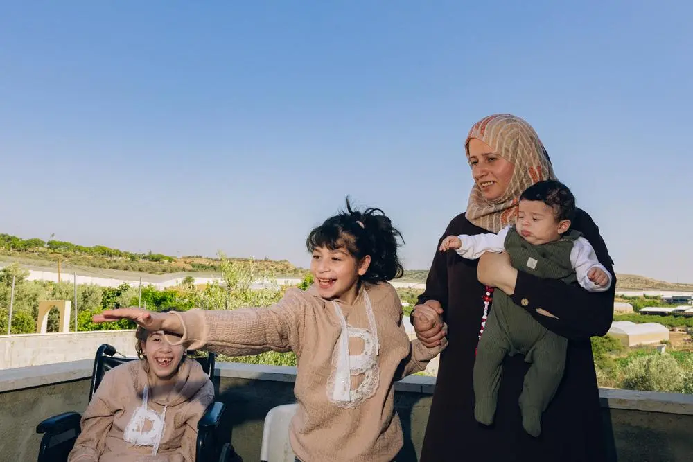 Rana and her children