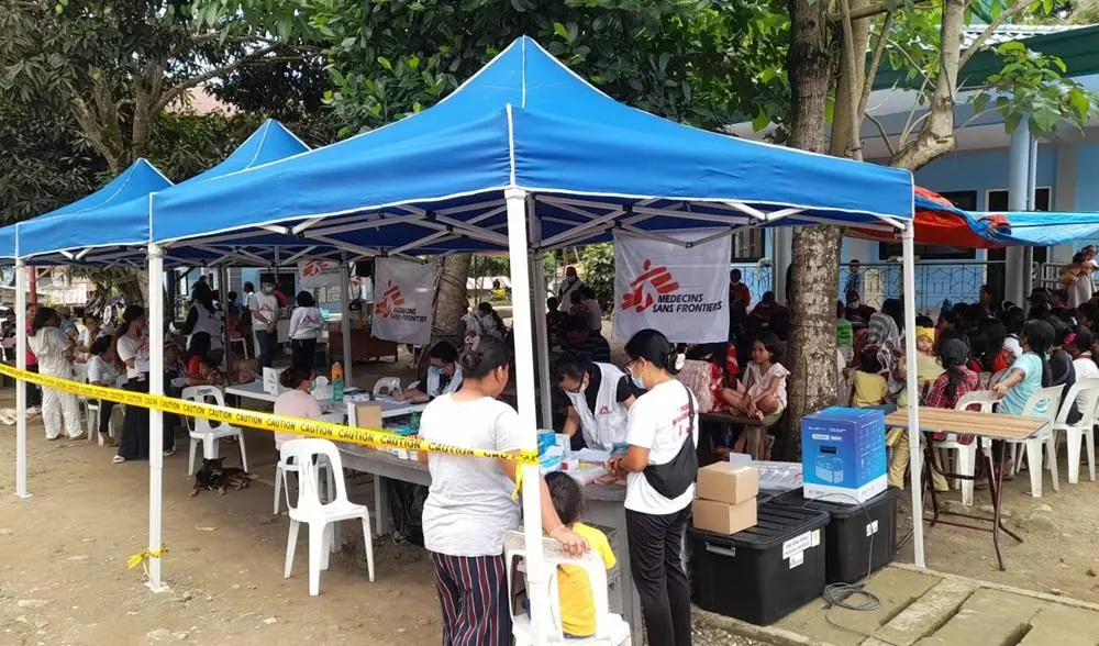 MSF tent
