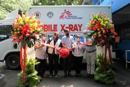 Doctors Without Borders and Manila Health Department inaugurate mobile X-RAY van for Tondo tuberculosis project