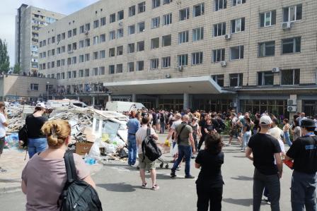 Ukraine: Attack on Okhmatdyt Children's Hospital in Kyiv